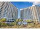 Two high-rise buildings near the beach with cabanas at 4800 Ocean Blvd. S # 915, North Myrtle Beach, SC 29582