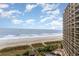 Stunning ocean view from a beachfront resort building at 4800 Ocean Blvd. S # 915, North Myrtle Beach, SC 29582