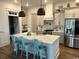 Modern kitchen with marble countertops and stainless steel appliances at 828 Channel Cat Cove, Murrells Inlet, SC 29576