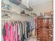 Large walk-in closet with plenty of shelving and hanging space at 830 San Marco Ct. # C, Myrtle Beach, SC 29579