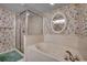 Bathroom with shower and tub at 1003 S Ocean Blvd. # 505, North Myrtle Beach, SC 29582