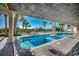 Inviting outdoor swimming pool with lounge chairs at 1003 S Ocean Blvd. # 505, North Myrtle Beach, SC 29582
