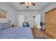 Main bedroom with ample closet space and hardwood floors at 291 Kessinger Dr., Surfside Beach, SC 29575