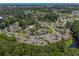 Aerial view showing the community layout, including buildings, pool, and surrounding landscape at 3015 Old Bryan Dr. # 17-7, Myrtle Beach, SC 29577