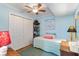 Small bedroom with twin bed and plenty of closet space at 310 Marsh Pl. # 312, Murrells Inlet, SC 29576