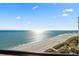 Breathtaking panoramic view of the ocean and sandy beach at 4800 S Ocean Blvd. # 1207, North Myrtle Beach, SC 29582