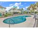 Community pool with surrounding lounge chairs at 1107 N Waccamaw Dr., Garden City Beach, SC 29576