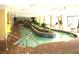 Relaxing lazy river style pool with landscaping at 1200 N Ocean Blvd. # 307, Myrtle Beach, SC 29577