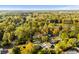 Aerial view showing home nestled in a wooded residential neighborhood at 1905 Fulmer St., Conway, SC 29526