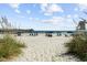 Relaxing beach view with umbrellas and chairs at 209 North Hillside Dr. # 201, North Myrtle Beach, SC 29582