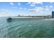 Long pier extending into the ocean at 209 North Hillside Dr. # 201, North Myrtle Beach, SC 29582