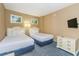 Bedroom with two double beds and dresser at 300 N Ocean Blvd. # 1628, North Myrtle Beach, SC 29582