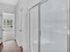Bathroom with a shower and access to another room at 310 Sandridgebury Dr. # 40, Little River, SC 29566