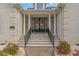 Grand entrance with double doors and brick columns at 3100 Lahinch Dr., Myrtle Beach, SC 29579