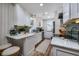 Renovated kitchen, featuring modern appliances and white shaker cabinets at 33 Kings Ct., Myrtle Beach, SC 29572