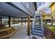 Exterior staircase leading to elevated home at 33 Kings Ct., Myrtle Beach, SC 29572