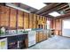 Unfinished garage interior with sink and stove at 407 Walnut Ave., Georgetown, SC 29440