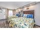 Bedroom with two double beds and beach-themed bedding at 6900 N Ocean Blvd. # 1540, Myrtle Beach, SC 29572