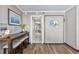 Entryway with a view into the kitchen and living areas at 6900 N Ocean Blvd. # 1540, Myrtle Beach, SC 29572