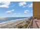 Stunning ocean view from condo balcony at 6900 N Ocean Blvd. # 1540, Myrtle Beach, SC 29572