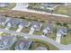 Aerial view of houses and neighborhood at 208 Angel Wing Dr., Myrtle Beach, SC 29588