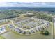 Aerial view of neighborhood and pond at 208 Angel Wing Dr., Myrtle Beach, SC 29588