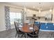 Kitchen dining area with a round table and four chairs at 208 Angel Wing Dr., Myrtle Beach, SC 29588