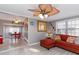 Bright living room with comfortable seating and access to a dining area at 6001-1774 S Kings Hwy., Myrtle Beach, SC 29575