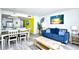Living area with dining table and ocean view at 2711 S Ocean Blvd. # 1522, North Myrtle Beach, SC 29582
