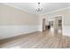 Formal dining room with hardwood floors, wainscoting, and a chandelier at 3329 Hughes Gasque Rd., Aynor, SC 29511