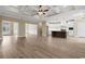 Open concept kitchen with an island and modern appliances at 3329 Hughes Gasque Rd., Aynor, SC 29511