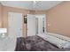 Cozy bedroom with a queen bed and access to a hallway at 3604 Farmington Pl., Myrtle Beach, SC 29579