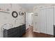 Bedroom with a changing table and access to a hallway at 3604 Farmington Pl., Myrtle Beach, SC 29579