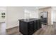 Modern kitchen with island and stainless steel appliances at 3641 Wayside Rd., Conway, SC 29527