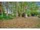 Wooded backyard with shed at 5630 Rosewood Dr., Myrtle Beach, SC 29588