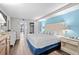 King bedroom with ocean view access and closet at 6804 Ocean Blvd. # 331, Myrtle Beach, SC 29572