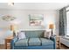 Living area featuring a sofa and coastal decor at 6804 Ocean Blvd. # 331, Myrtle Beach, SC 29572