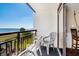 Spacious balcony showcasing panoramic ocean and beach views at 6804 Ocean Blvd. # 331, Myrtle Beach, SC 29572