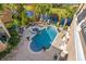 Bird's-eye view of a stunning pool and backyard oasis at 1501 Serena Dr., Myrtle Beach, SC 29579