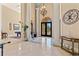 Elegant entryway with marble floors, a grand staircase, and ornate details at 1501 Serena Dr., Myrtle Beach, SC 29579