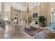 Spacious living area with high ceilings, a fireplace, and ample natural light at 1501 Serena Dr., Myrtle Beach, SC 29579