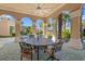 Outdoor patio with seating area and pool view at 1501 Serena Dr., Myrtle Beach, SC 29579