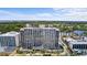 Aerial view of the building and surrounding area, showing location and amenities at 2311 S Ocean Blvd. # 967, Myrtle Beach, SC 29577