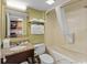 Clean bathroom with granite vanity and shower/tub combo at 2311 S Ocean Blvd. # 967, Myrtle Beach, SC 29577