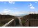 Beach access walkway through dunes to the ocean at 4800 S Ocean Blvd. # 408-A, North Myrtle Beach, SC 29582