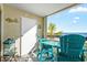 Balcony with ocean view and coastal decor at 6100 N Ocean Blvd. # 207, North Myrtle Beach, SC 29582