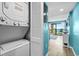 Stackable washer and dryer in convenient laundry closet at 6100 N Ocean Blvd. # 207, North Myrtle Beach, SC 29582
