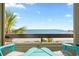 Stunning ocean view from private balcony, featuring beach and pier at 6100 N Ocean Blvd. # 207, North Myrtle Beach, SC 29582