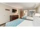 Bedroom with two double beds and dresser at 6900 N Ocean Blvd. # 841, Myrtle Beach, SC 29572