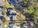 Aerial view showcasing home and large backyard at 1044 Martin Ln., Conway, SC 29526